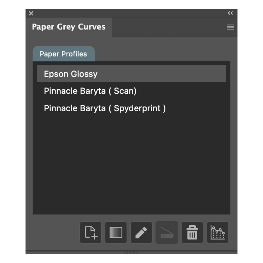 paper grey curves profiles
